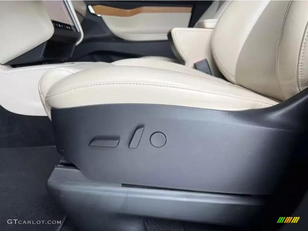 2020 Model X Long Range - Deep Blue Metallic / Cream photo #18