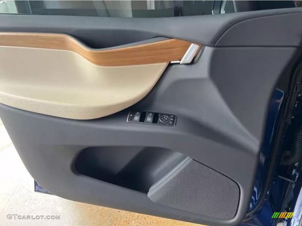 2020 Model X Long Range - Deep Blue Metallic / Cream photo #20