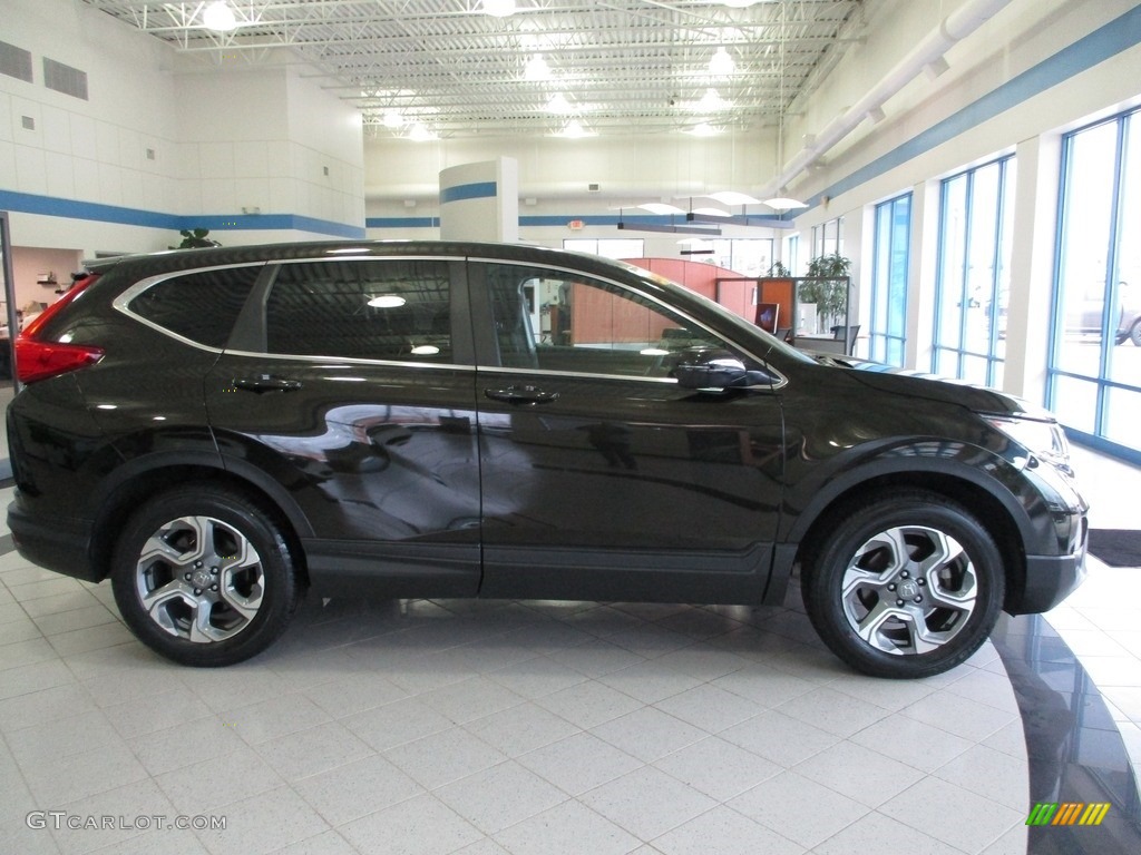 2019 CR-V EX AWD - Dark Olive Metallic / Black photo #4