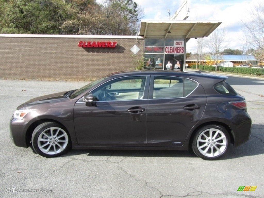 2013 CT 200h Hybrid Premium - Fire Agate Pearl / Ecru photo #7