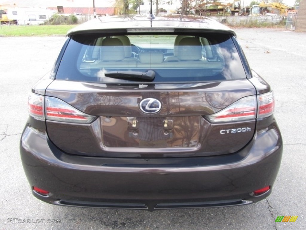 2013 CT 200h Hybrid Premium - Fire Agate Pearl / Ecru photo #9