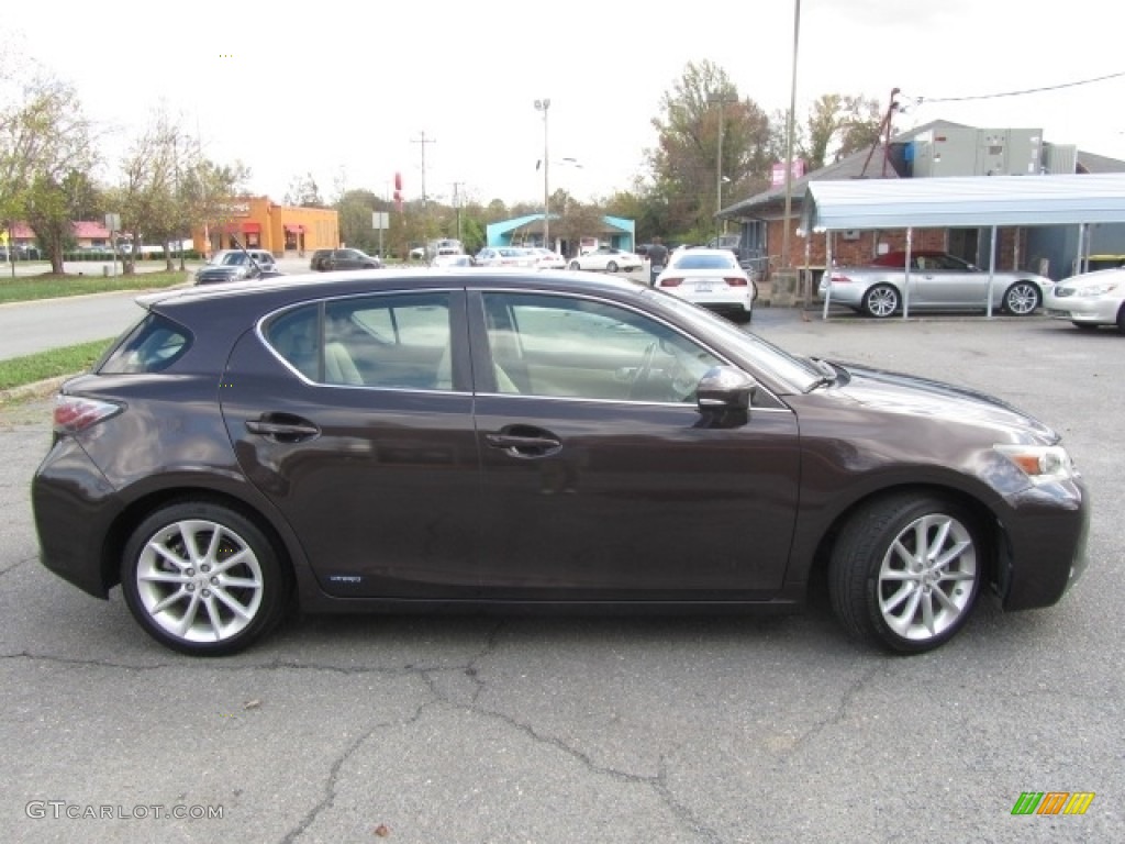 2013 CT 200h Hybrid Premium - Fire Agate Pearl / Ecru photo #11