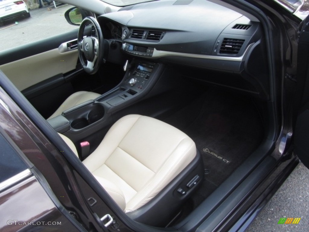 2013 CT 200h Hybrid Premium - Fire Agate Pearl / Ecru photo #21