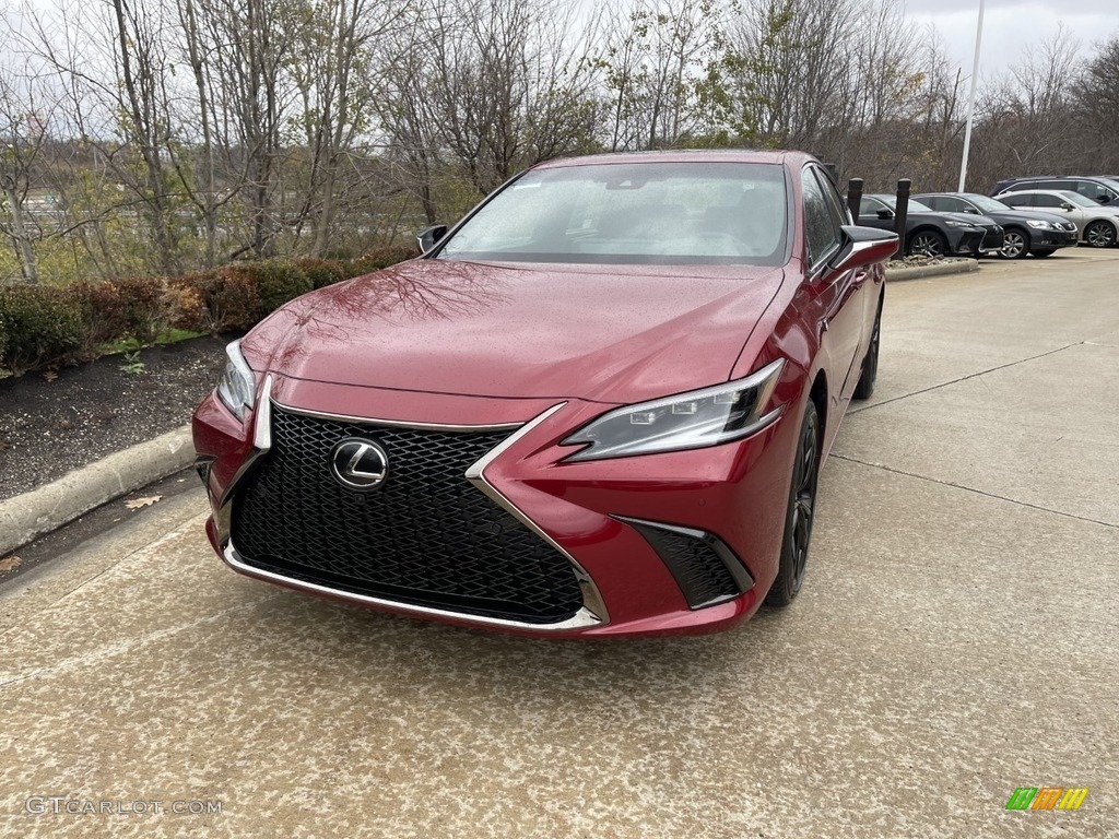 2023 ES 350 F Sport - Matador Red Mica / Black photo #1