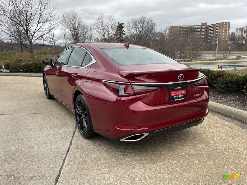 2023 ES 350 F Sport - Matador Red Mica / Black photo #4
