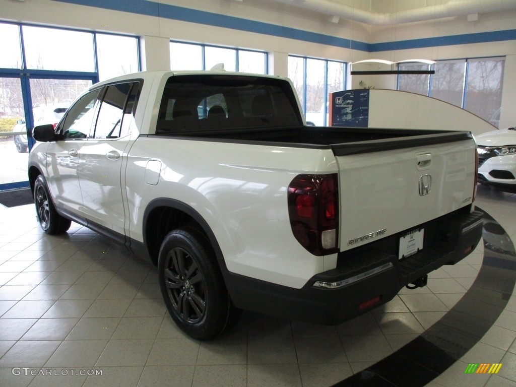 2019 Ridgeline Sport AWD - White Diamond Pearl / Black photo #9