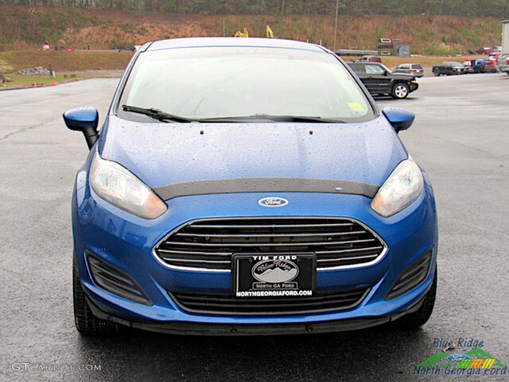 2018 Fiesta SE Sedan - Lightning Blue / Charcoal Black photo #8