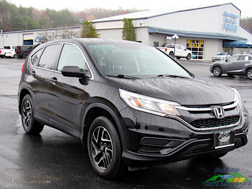 Crystal Black Pearl 2016 Honda CR-V SE AWD Exterior Photo #145171029