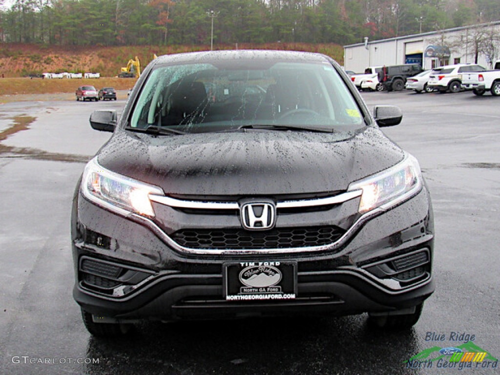 2016 CR-V SE AWD - Crystal Black Pearl / Black photo #8