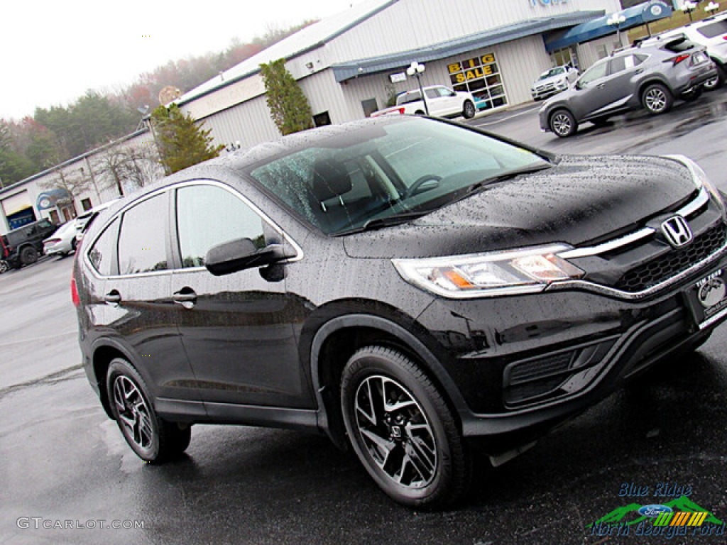 2016 CR-V SE AWD - Crystal Black Pearl / Black photo #24