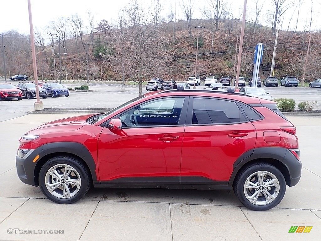 Pulse Red 2023 Hyundai Kona SEL AWD Exterior Photo #145171860
