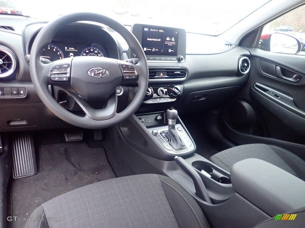 Black Interior 2023 Hyundai Kona SEL AWD Photo #145172015
