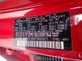  2023 Kona SEL AWD Pulse Red Color Code Y2R