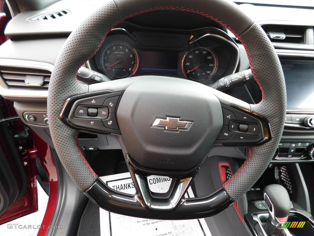 2023 Chevrolet TrailBlazer RS AWD Jet Black Steering Wheel Photo #145172408