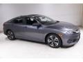 2018 Modern Steel Metallic Honda Civic EX-T Sedan  photo #1