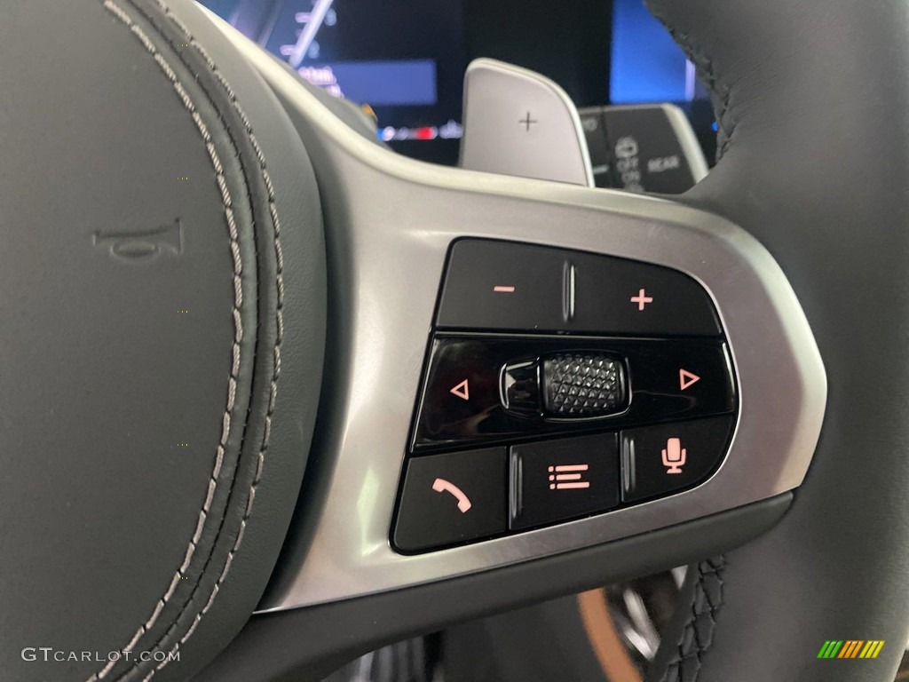 2023 BMW X7 xDrive40i Cognac Steering Wheel Photo #145173731