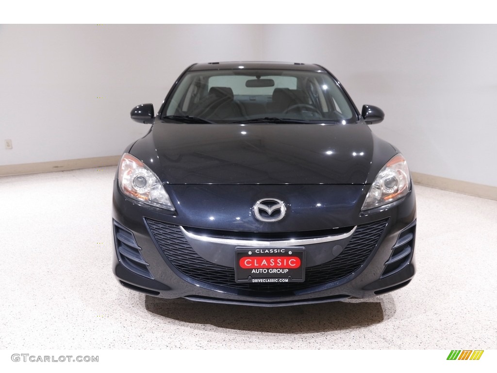 2010 MAZDA3 i Touring 4 Door - Black Mica / Black photo #2