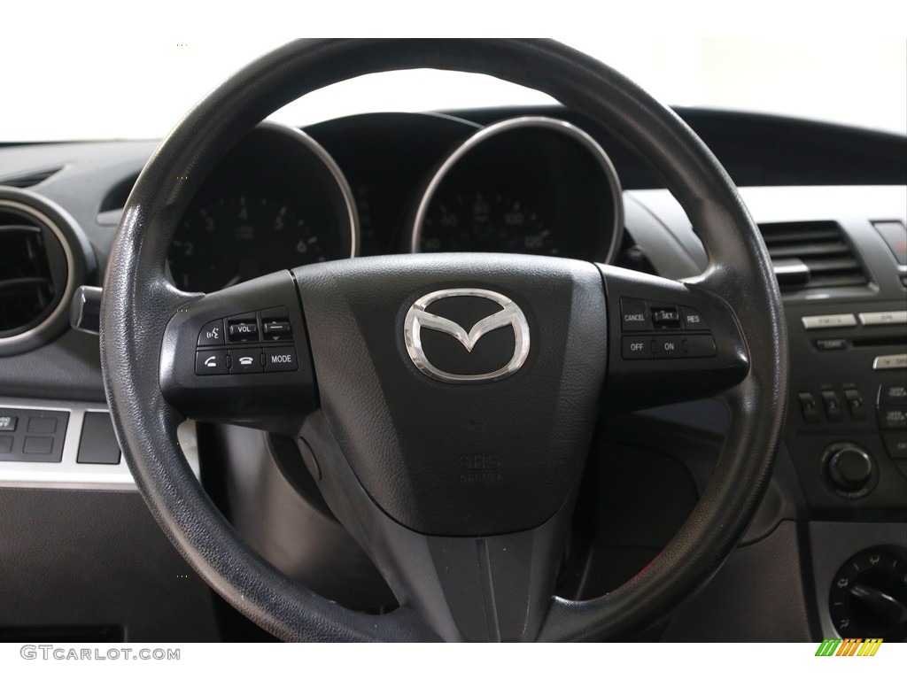 2010 MAZDA3 i Touring 4 Door - Black Mica / Black photo #7