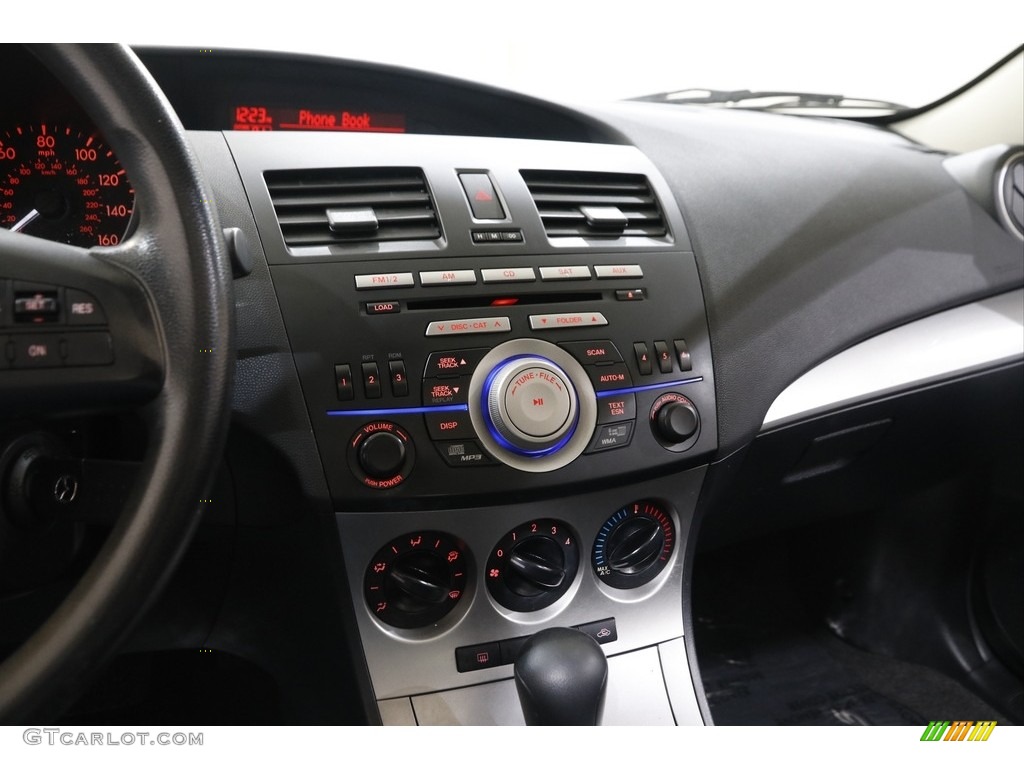 2010 MAZDA3 i Touring 4 Door - Black Mica / Black photo #12
