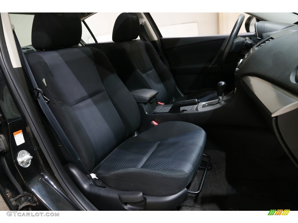2010 MAZDA3 i Touring 4 Door - Black Mica / Black photo #15