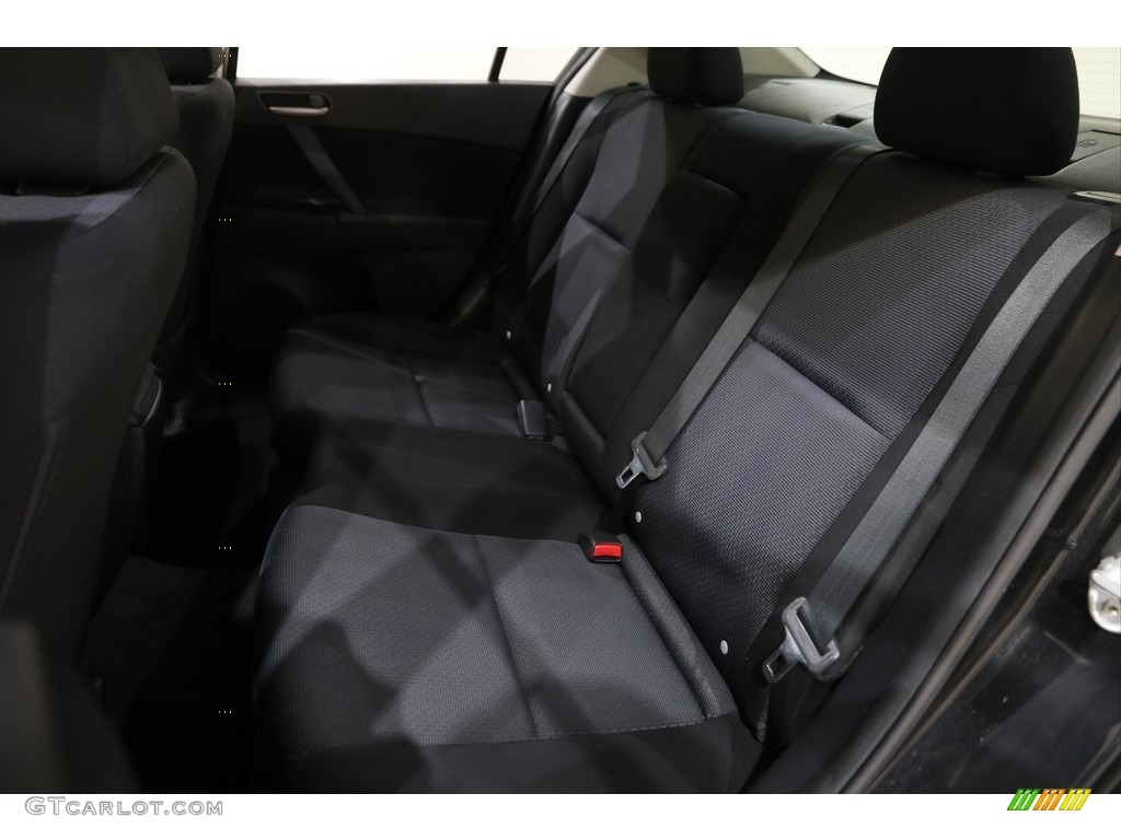 2010 MAZDA3 i Touring 4 Door - Black Mica / Black photo #17