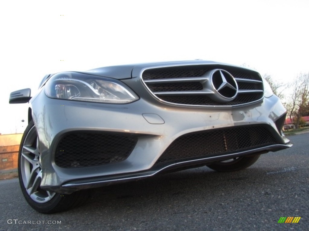 2015 E 350 4Matic Sedan - Palladium Silver Metallic / Black photo #2