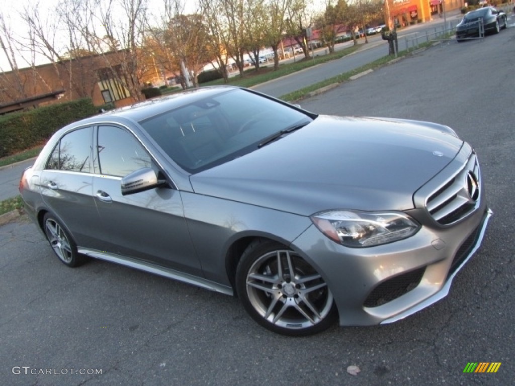 2015 E 350 4Matic Sedan - Palladium Silver Metallic / Black photo #3