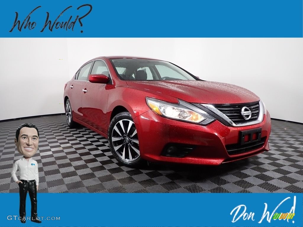 2017 Altima 2.5 SV - Cayenne Red / Charcoal photo #1
