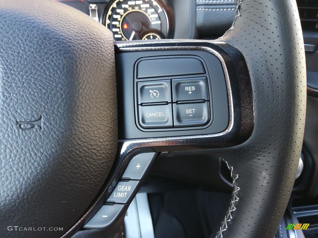 2022 Ram 2500 Power Wagon Crew Cab 4x4 Black Steering Wheel Photo #145176347