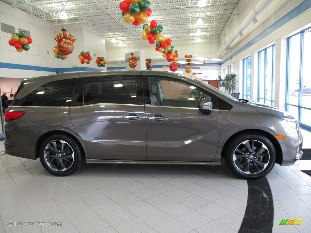 Modern Steel Metallic 2022 Honda Odyssey Elite Exterior Photo #145176620