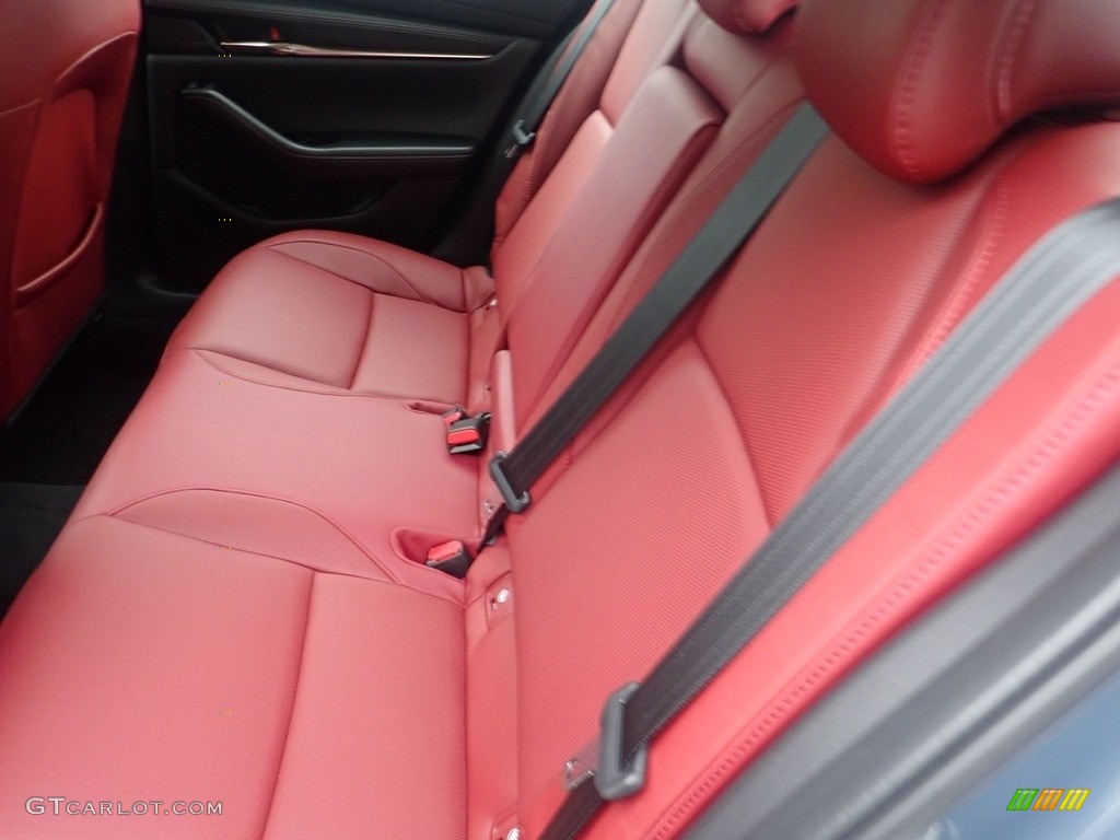 2022 Mazda3 Carbon Edition Sedan - Polymetal Gray Metallic / Red photo #11