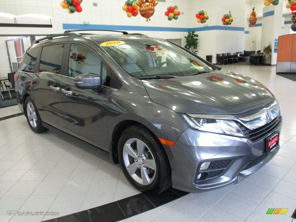 2018 Odyssey EX-L - Modern Steel Metallic / Gray photo #3