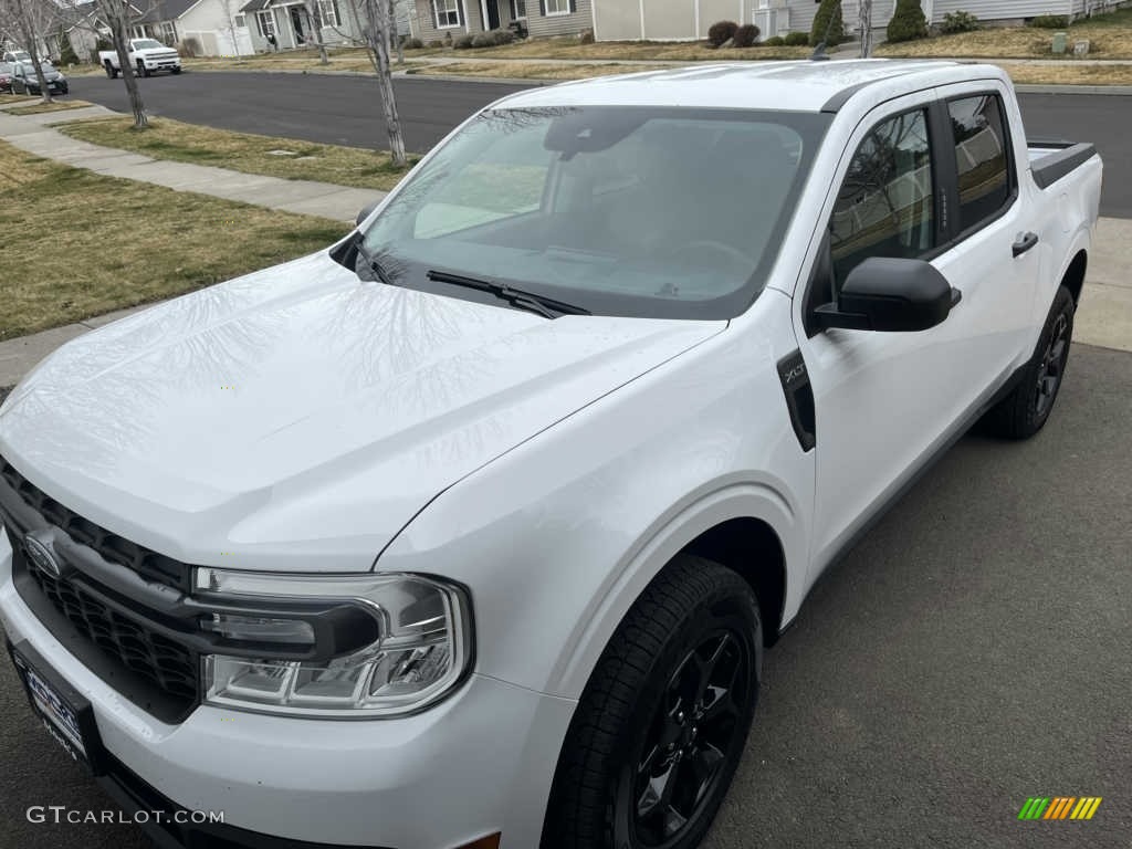 2022 Maverick XLT AWD - Oxford White / Navy Pier/Medium Dark Slate photo #4