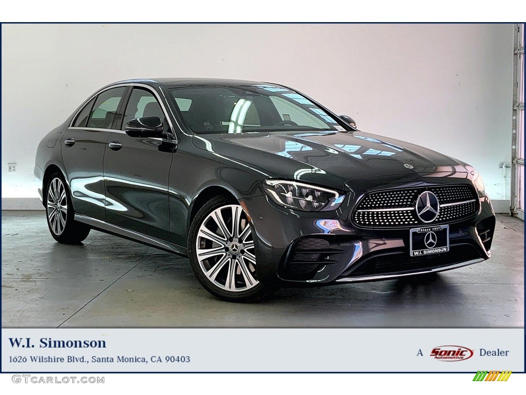 2023 E 350 Sedan - Graphite Gray Metallic / Black photo #1
