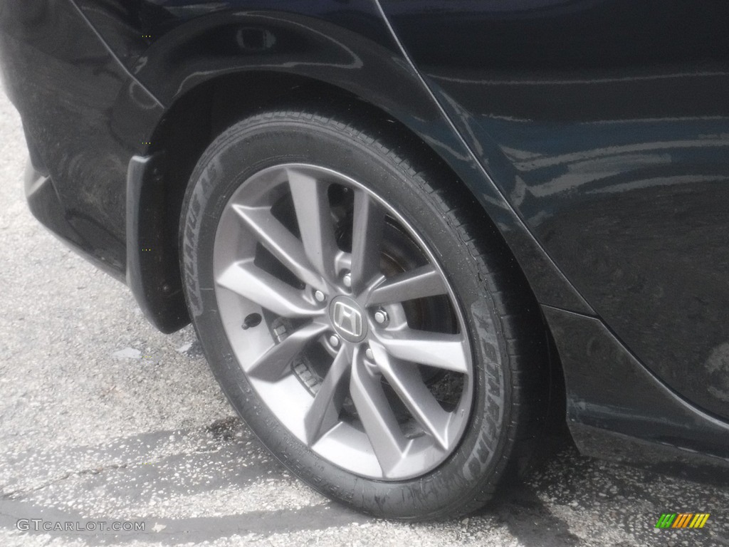 2020 Civic EX Sedan - Crystal Black Pearl / Black photo #4