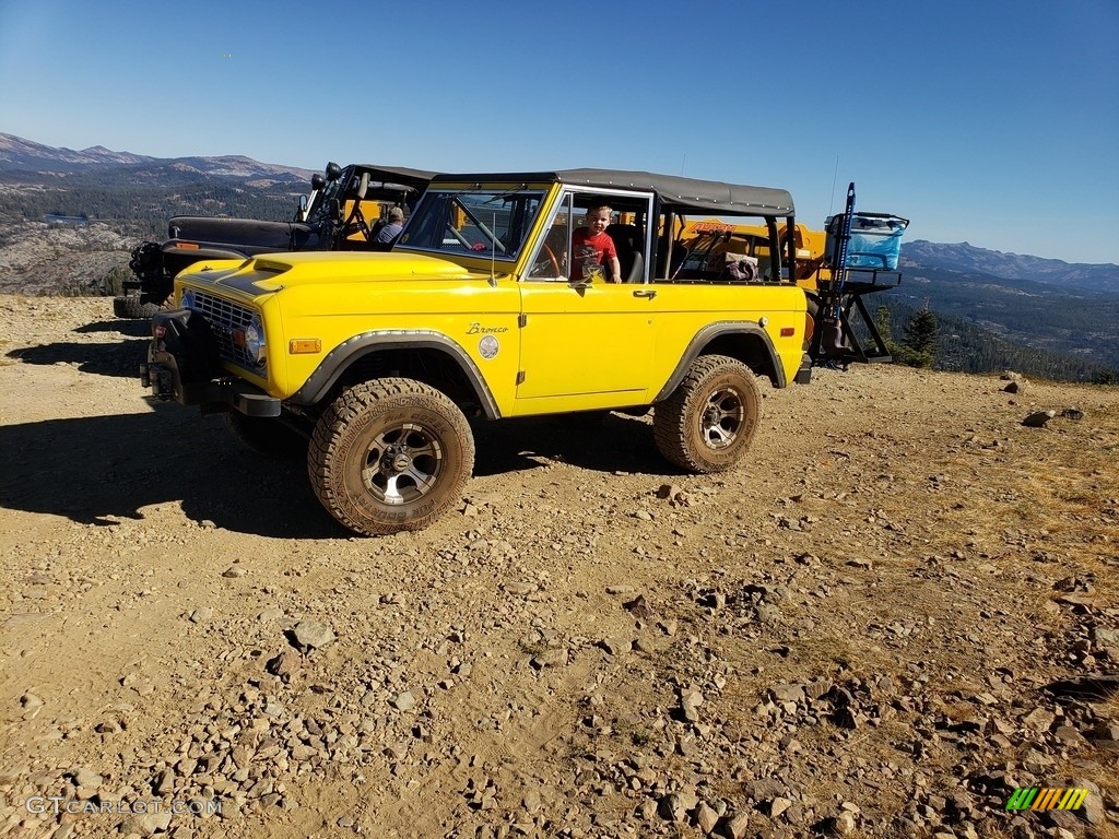 Canary Yellow Ford Bronco