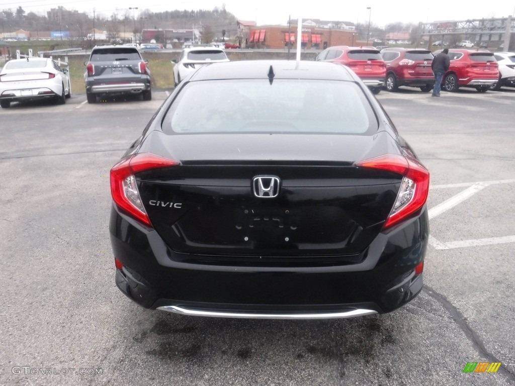2020 Civic EX Sedan - Crystal Black Pearl / Black photo #9