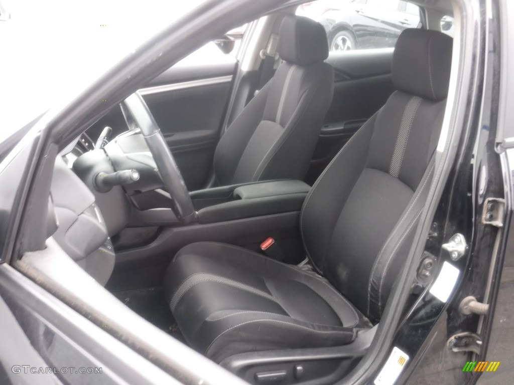 2020 Civic EX Sedan - Crystal Black Pearl / Black photo #13