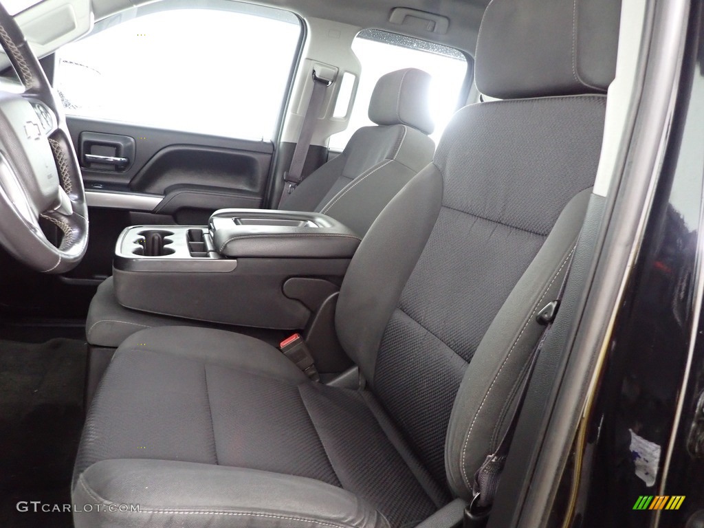 2015 Silverado 1500 LT Double Cab 4x4 - Black / Jet Black photo #12