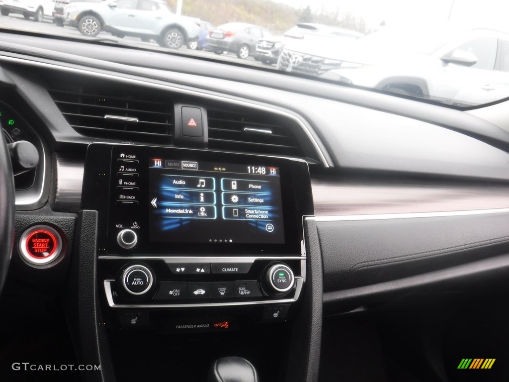 2020 Civic EX Sedan - Crystal Black Pearl / Black photo #18