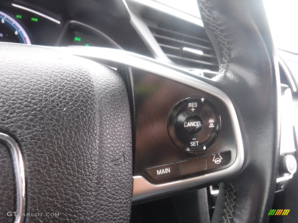 2020 Civic EX Sedan - Crystal Black Pearl / Black photo #24