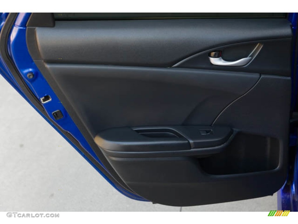 2019 Civic Sport Sedan - Agean Blue Metallic / Black photo #30