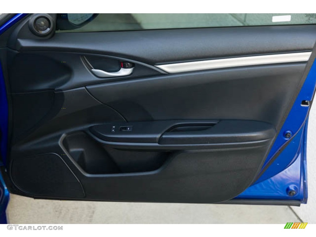 2019 Civic Sport Sedan - Agean Blue Metallic / Black photo #32