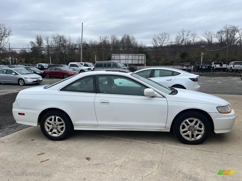 2002 Accord EX V6 Coupe - Taffeta White / Ivory photo #10