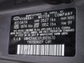 N9S: Triathlon Gray 2015 Hyundai Accent GLS Color Code