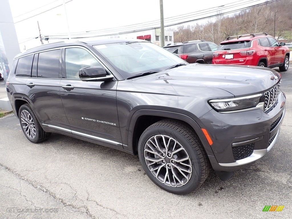 Baltic Gray Metallic 2023 Jeep Grand Cherokee L Summit Reserve 4WD Exterior Photo #145180793
