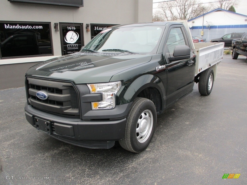 2016 F150 XL Regular Cab - Green Gem / Medium Earth Gray photo #2