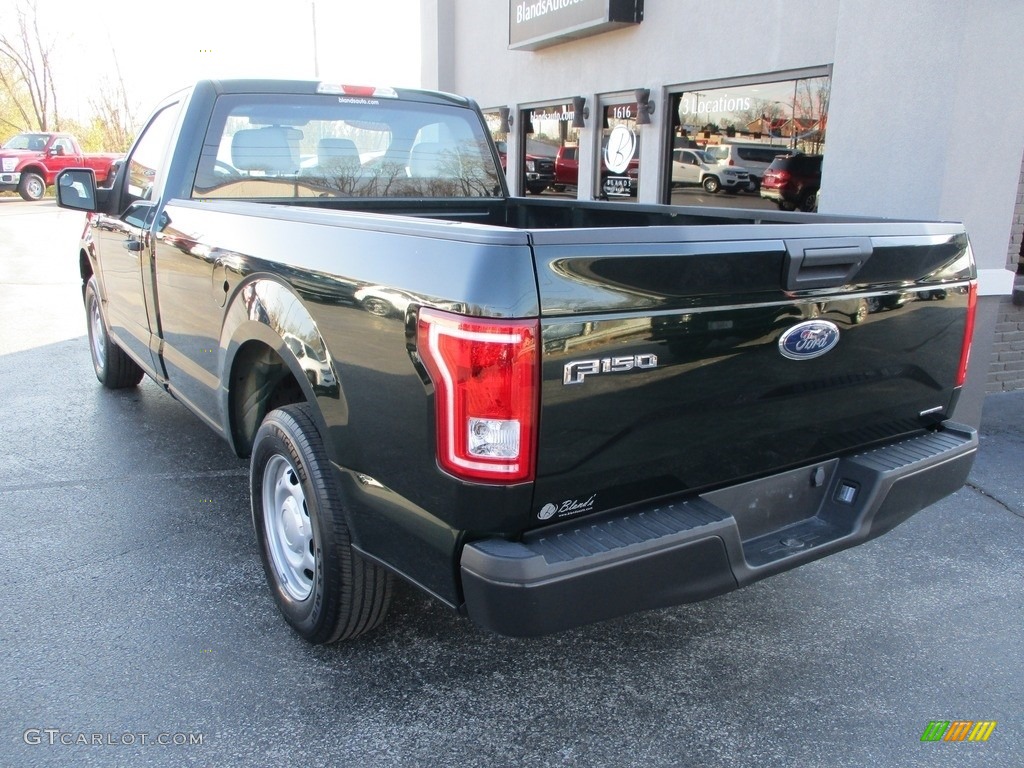 2016 F150 XL Regular Cab - Green Gem / Medium Earth Gray photo #3