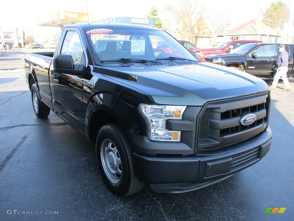 2016 F150 XL Regular Cab - Green Gem / Medium Earth Gray photo #5