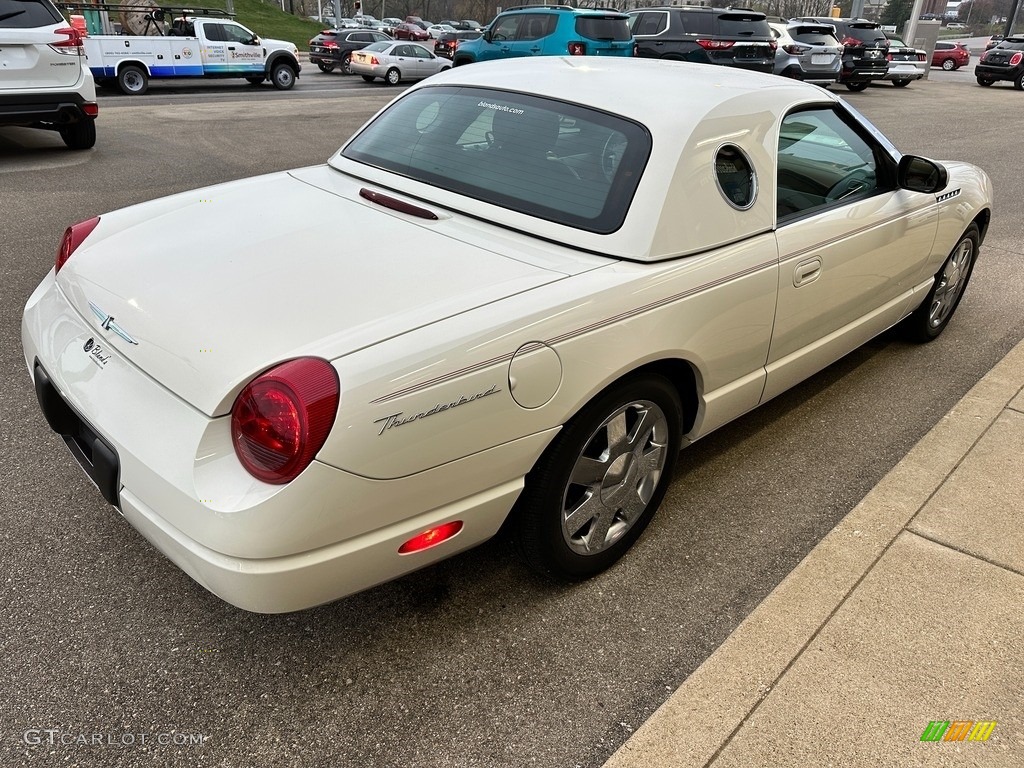 2002 Thunderbird Deluxe Roadster - Whisper White / Torch Red photo #32